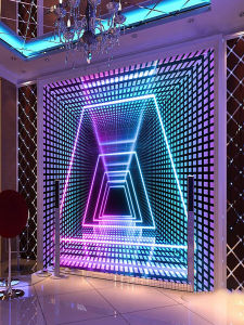 BIHUADASHI | Glowing 3D Laser Flash LED Wallpaper