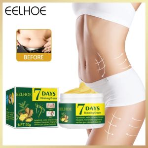Eelhoe 7 Day Ginger Slimming Cream Firming Body Thigh Belly Skin Anti Cellulite Strengthening Nourishing Slimming Massage Cream Firming Body Waist Thigh Belly Skin Anti Cellulite Strengthening Nourishing Slimming Massage Cream
