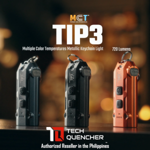 Nitecore TIP3 Flashlight Keychain - 720 Lumens - Multiple Color Temperatures - USB-C - Dual Lockout