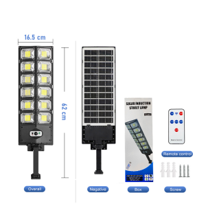 Super Bright 10000W Outdoor Solar LED Light 1008 LED High Power Solar Big Street Light IP67 Waterproof Motion Sensor Street Lamp