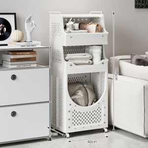 QIANQIN | Stylish Large Capacity Laundry Basket On-Wheels