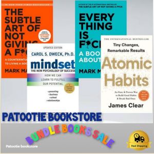 Atomic Habits + The Subtle Art + Everything is F*cked + Mindset Bundle [Big Discount]
