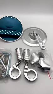 Rear View Mirrors For Yamaha Xmax 300 400 V1 V2 Blue Glass Scooter Motorcycle Full CNC Rearview Side Mirrors Accessories