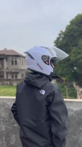 HELM VRC NORISK SOLID HITAM DOFF | HALF FACE VISOR BENING MOTORCYCLE SNI