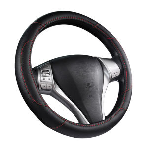 Car Steering Wheel Cover - Outer Diameter 36/38/40 CM - Four Seasons Universal Stitching - Non-Slip Breathable Ice Silk - Summer Ready