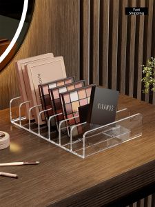 Transparent Divider Makeup Organizer Shelf