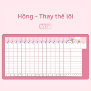 HANPEI | Bản Đồ Học Tập Quản Lý Công Việc Văn Phòng Phẩm cho Trẻ Em
