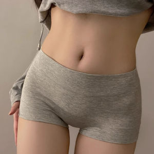 Womens Boyshort Panties Full Coverage Cotton Boxer Briefs Seamless Stretch Underwear Panties for Daily Wear