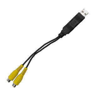 USB To CVBS RCA Video Cable 2 CVBS Output USB To RCA Cable DC 5V USB for Android Multimedia Player Car Radio Accessories