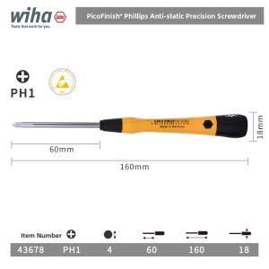 Wiha | Precision Anti-Static Screwdriver Small Size