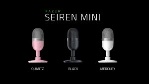 🎙️ Razer Portable Seiren Mic - Ultra-Precise Professional Recording Plug-and-Play USB Mini Microphone