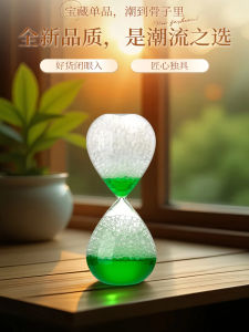 Creative Bubble Foam Timer Multi-Color Glass Sandglass Desktop Decoration Home Living Room Decorative Items Gift