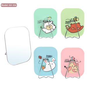 Cartoon Foldable Wall Mount Makeup Mirror