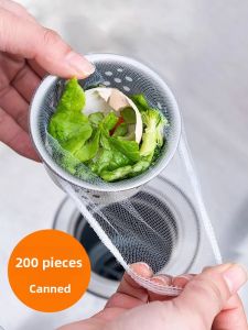 DINGQING | Disposable Kitchen Strainer Filter for Sink and Vegetable Basin Hair Blocker