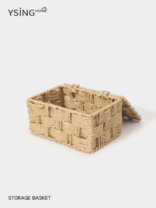 YSINGHOME | Paper Rope Woven Basket for Organization Storage Box