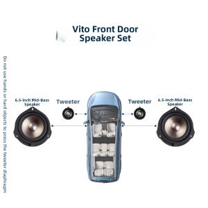 DONGLIGU | Upgrade Car Speaker System with Midrange and Bass