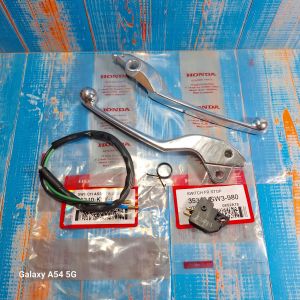 Silver paket 5item vario 150 new handle handel rem kiri kanan set switch rem set per handle honda Genio vario 150 new vario 125 new