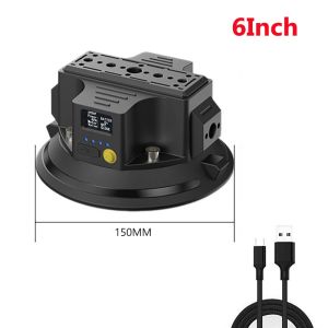 4.5/5/6 Inch Strong Electric Suction Cup Car Camera Suction Cup Shock Absorption Sports Camera Fixed Shooting Tool for Cam Phone