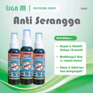 Liga M Anti Serangga PREMIUM / Cairan pembasmi hama dan serangga yang mengganggu kenyamanan rumah tangga.