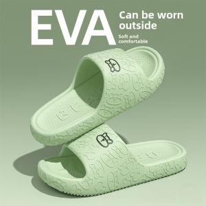 Outwear Slippers for Women Outwear Summer Indoor Home Thick Sole Bath Non-Slip Slippers for Men and Women Fancy