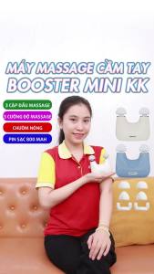 Máy massage booster mini KK động cơ đa chức năng kép - Dòng cao cấp có đầu nén nóng