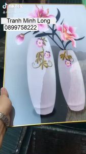 Tranh treo tường tráng gương trang trí phòng ngủ xinh xắn