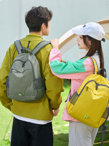 Ultra-Light Foldable Soft Backpack Outdoor Autumn Outing Double Shoulder Bag for Children And Students Sports And Study