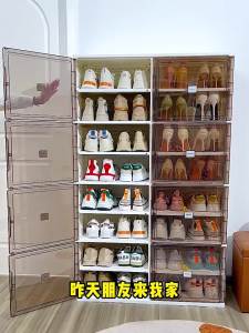 Jeko&Jeko | Tủ Đựng Giày trong Suốt Gấp được Dung Lượng Lớn