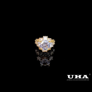 N1325 Nhẫn nữ đính đá Cz cao cấp sáng lấp lánh UHA