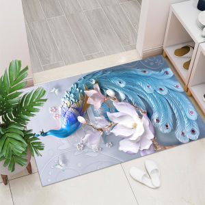 Thảm Trải Sàn VIKAMA BOHO Loop Pile Rug Thấm Nước Dễ Lau Chùi Dùng Trong Nhà Thích Hợp Cho Lối Vào Phòng Khách Phòng Ngủ Phòng Tắm Trang Trí Nhà Cửa.
