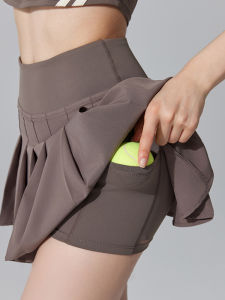 High Waist Pleated Skirt Yoga Fitness Tennis Badminton Golf Short Skirt Womens Sportswear Casual Online Exclusive