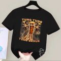 Kaos Anak Desain Lucu Tung Tung Sahur – Gratis Nama. 