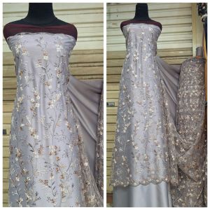 (COD)BAHAN TILLE GARDEN PREMIUM | BAHAN KEBAYA | HARGA YANG TERTERA PER SETENGAH METER