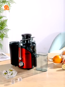 Panasoni High-Capacity 500ml Stainless Steel Juicer with Pure Juice Extraction and Residue-Free Design