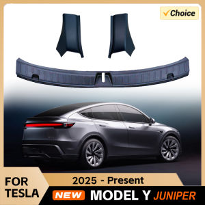 TPE Trunk Sill Plate Cover for Tesla Model Y Juniper Launch 2025 2026 Rear Bumper Guard Protector Scratch Protection Accessories