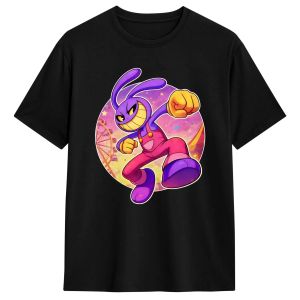 Bandai | Men and Kids Amazing Circus Jax TADC Rabbit T Shirt Pure Cotton Clothes Humor Short Sleeve Crewneck Tees New Arrival T-Shirts