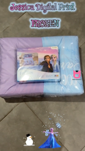 Jessica ผ้านวม (ไม่รวมผ้าปูที่นอน) Digital Print โฟรเซ่น Frozen JP002 #เจสสิกา เจ้าหญิง เอลซ่า อันนา