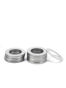 304 Stainless Steel Ultra-Thin Gasket Thickness 0.1/0.2/0.3/0.5mm round Metal Shaft Clearance Flat Gasket Washer