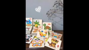 Mainan puzzle kayu anak hewan kartun/Mainan Edukasi anak bayi / wooden puzzle toys