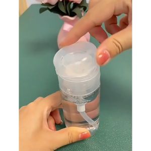 Lọ Chiết Nước Tẩy Trang Toner Có Nút Nhấn (100ml/200ml) - Chai Chiết Mỹ Phẩm Tiện Lợi Dễ Sử Dụng