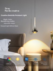 Smile | Adjustable Creative Luxury Bedside Pendant Light