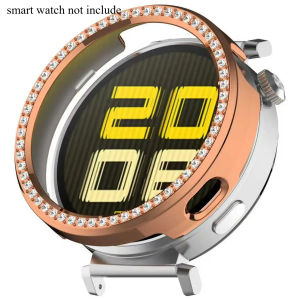 Bling PC Hollow Case for Huawei Watch GT 7 41mm Diamond Crystal Bumper Protector for GT6 41mm Shell Accessorie