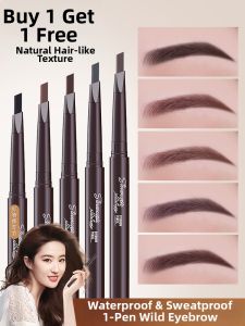 LuckFavor | Long-lasting Waterproof No-smudge Natural Look Eyebrow Pencil for Beginners
