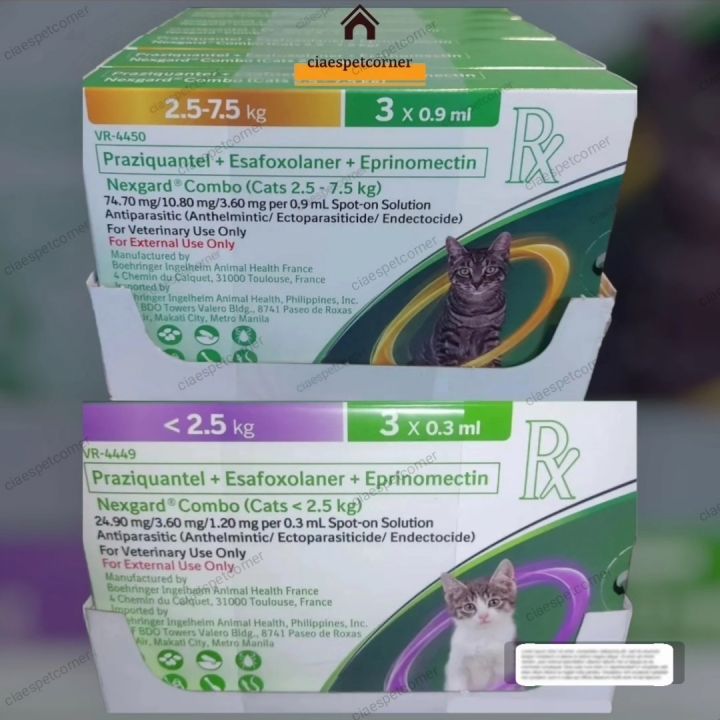Nexgard Combo Spot-On for Cats (Anti-Parasitic) | Lazada PH