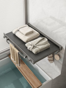 youqin | Invisible Foldable Bathroom Towel Rack Space-Saving