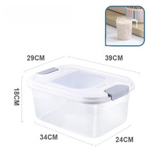 กล่องเก็บข้าวโพดสำหรับครัวเรือนแบบปิดกันแมลงและชื้น กล่องเก็บแป้งสำหรับเก็บข้าวโพดและแป้งในครัวเรือน