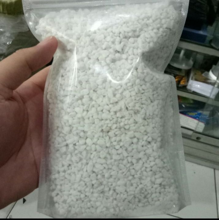 Perlite, ukuran kasar putih, hidroponik, reptil, gecko, 500 ml, 75 gram