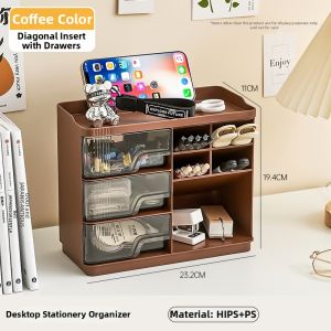 Dustproof Multilayer Tilt-Insert Drawer Storage Box