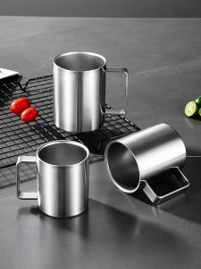 Insulated 316 Stainless Steel Mug Thermal Resistant Childrens Home-use Coffee Cup