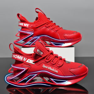 Lucky Year Red Sports Running Shoes For Youth Boys